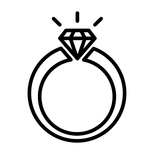 a diamond ring vector